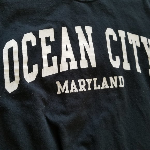 Gildan Men's Ocean City Cotton Tee Shirt Size S - Picture 3 of 6